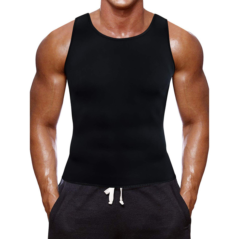 Fitness Corset Men's Shapewear Heat Trapping Shirt Sweat Body Shaper Vest Bodysuit 66 Fitness Corset Men's Shapewear Heat Trapping Shirt Sweat Body Shaper Vest Bodysuit