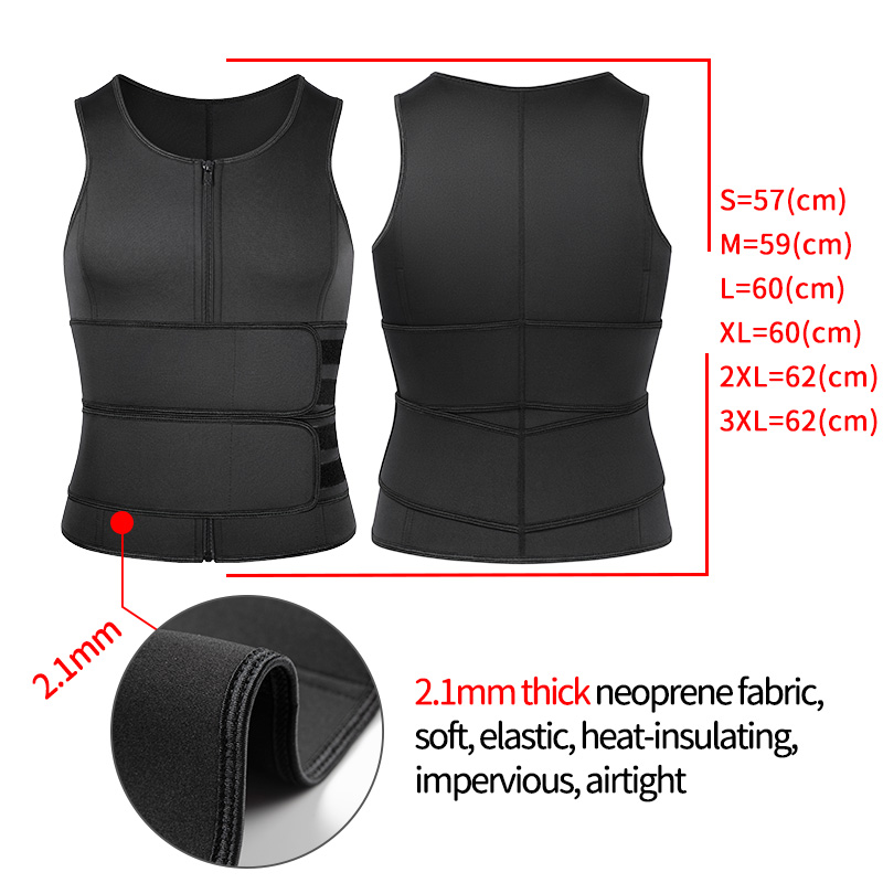 Fitness Men Shapewear Sauna Vest Waist Trainer Double Belt Sweat Shirt Corset Top Body Shaper 56 Fitness Men Shapewear Sauna Vest Waist Trainer Double Belt Sweat Shirt Corset Top Body Shaper