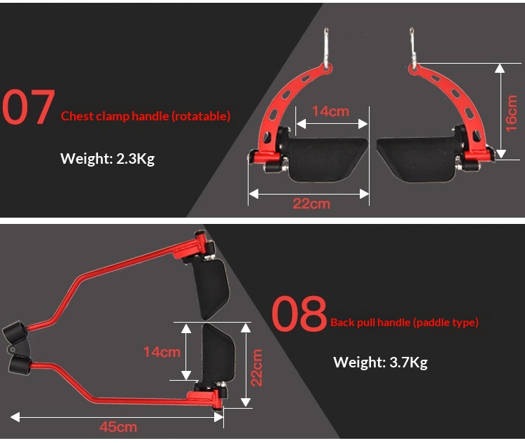 New Adjustable Back-Stretching Device 8-Piece Set With Adjustable Handles 23 New Adjustable Back-Stretching Device 8-Piece Set With Adjustable Handles