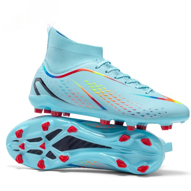 Fitness Eddy™ Youth Performance High-Top Soccer Shoes – Breathable TF Turf Trainers 30 Fitness Eddy™ Youth Performance High-Top Soccer Shoes – Breathable TF Turf Trainers
