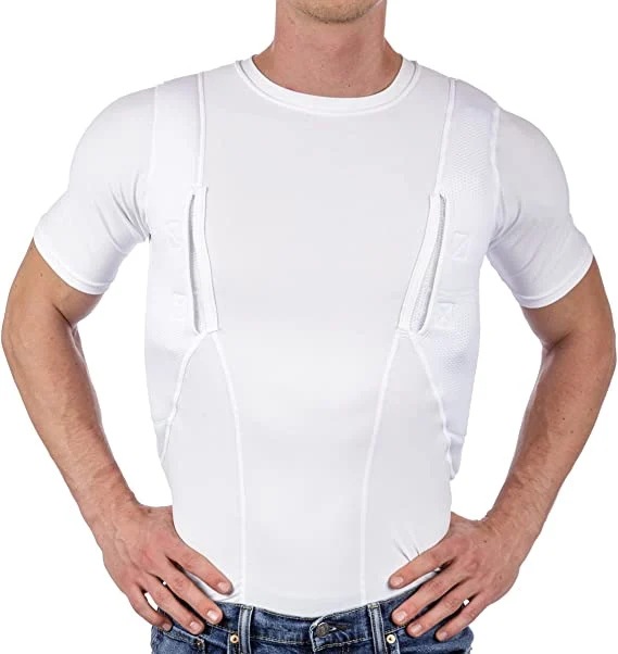 Unisex Hidden Holster Tactical High-elastic T-shirt 25 Unisex Hidden Holster Tactical High-elastic T-shirt