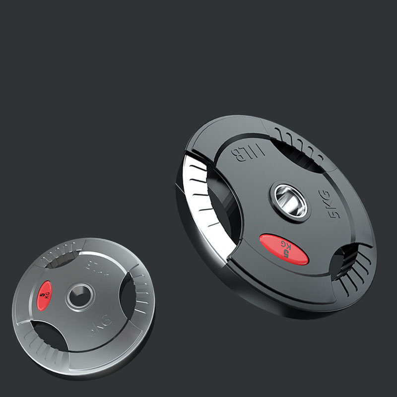 Rubber Covered Men's Barbell Set 6 Rubber Covered Men's Barbell Set