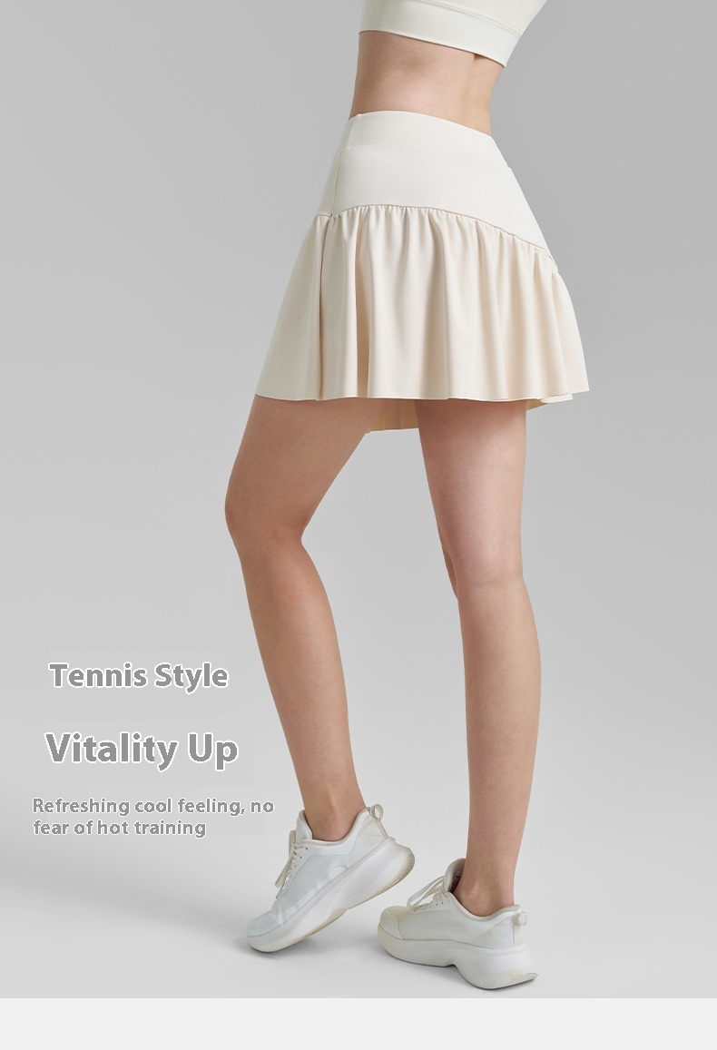 Pleated Fitness Yoga Skirts Sports Tennis Skirt 20 Pleated Fitness Yoga Skirts Sports Tennis Skirt