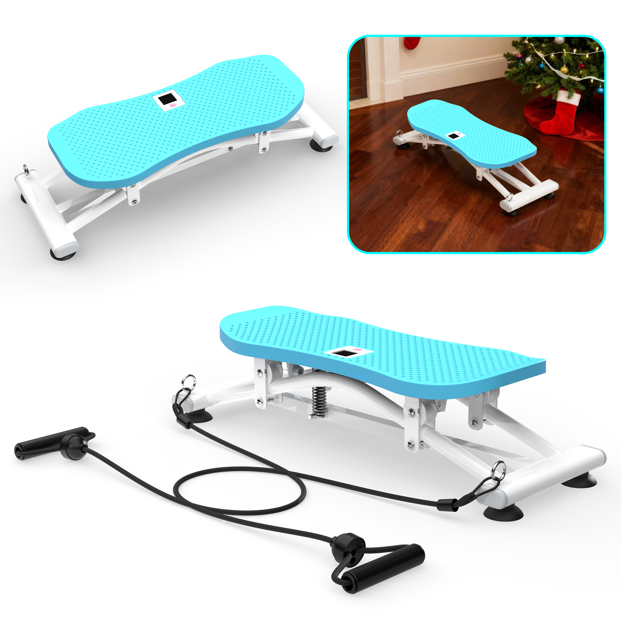Ski Twist Waist Trainer Machine with Resistance Bands – Home Fitness Twister Board for Full-Body Cardio, Core & Leg Workout 10 Ski Twist Waist Trainer Machine with Resistance Bands – Home Fitness Twister Board for Full-Body Cardio, Core & Leg Workout