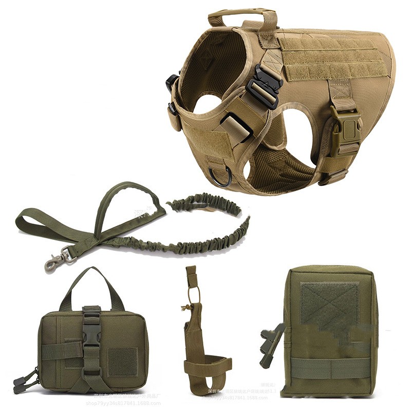Tactical Dog Harness Pet German Shepherd K9 Training Vest Dog Harness And Leash Set For All Breeds Dogs 28 Tactical Dog Harness Pet German Shepherd K9 Training Vest Dog Harness And Leash Set For All Breeds Dogs