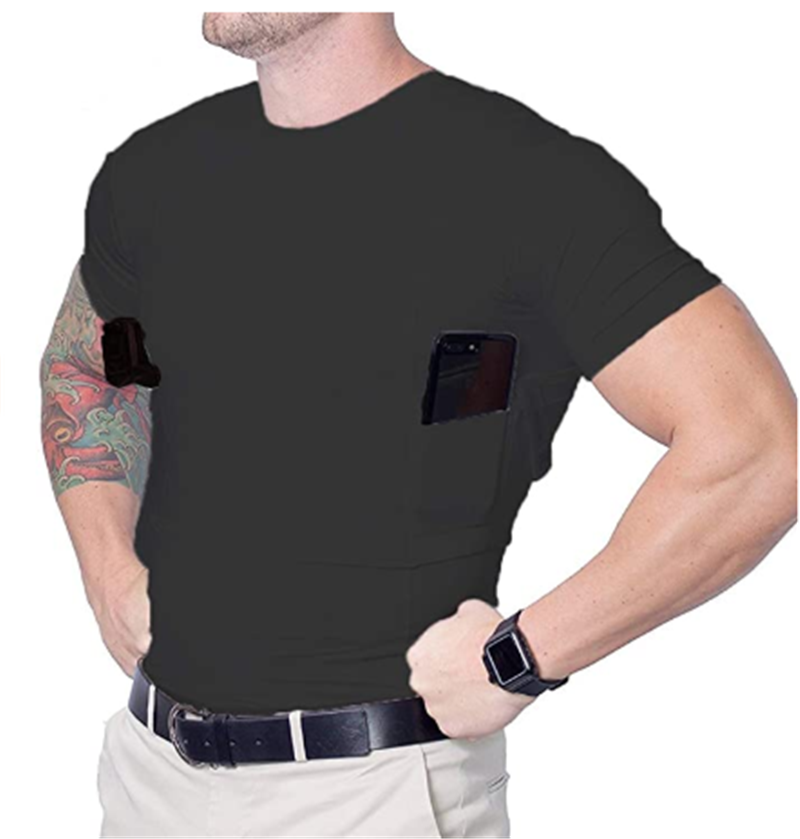Concealed Carry Holster Shirt – Men’s Slim Fit Tactical Compression Vest 22 Concealed Carry Holster Shirt – Men’s Slim Fit Tactical Compression Vest