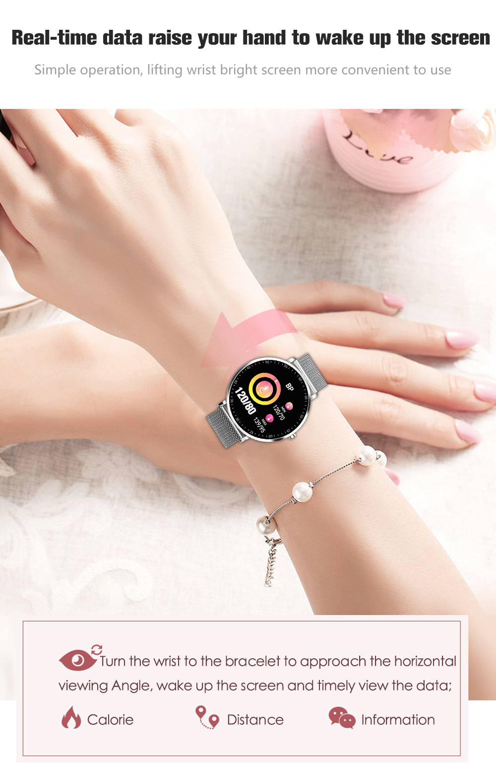 Full Touch Smart Bracelet Sports Fitness Tracker Handband Smart Bracelet 9 Full Touch Smart Bracelet Sports Fitness Tracker Handband Smart Bracelet