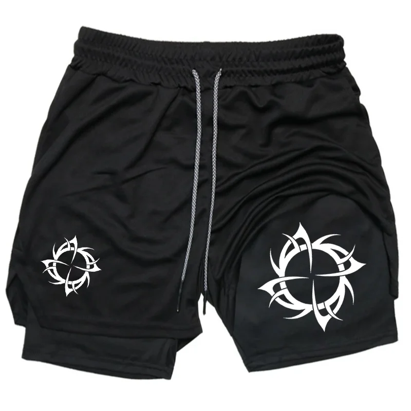 Fitness Eddy™ Axis 2-in-1 Running Shorts – Rotating Pattern Print Breathable Summer Workout Layer with Phone Pocket 22 Fitness Eddy™ Axis 2-in-1 Running Shorts – Rotating Pattern Print Breathable Summer Workout Layer with Phone Pocket