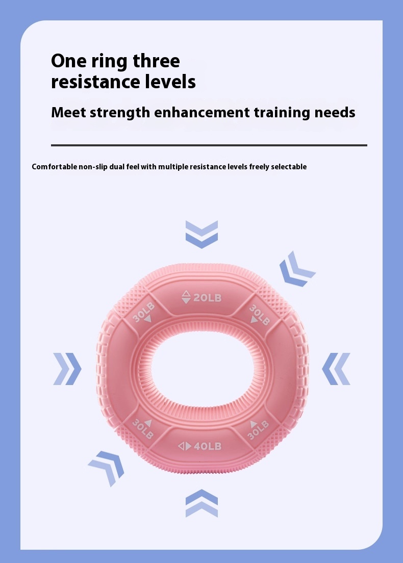 Silicone Grip Ring Decompression Decompression Building Up Arm Muscles Training Five Finger Strength Rehabilitation Grip Strength Exercise Hand Strength Equipment 38 Silicone Grip Ring Decompression Decompression Building Up Arm Muscles Training Five Finger Strength Rehabilitation Grip Strength Exercise Hand Strength Equipment