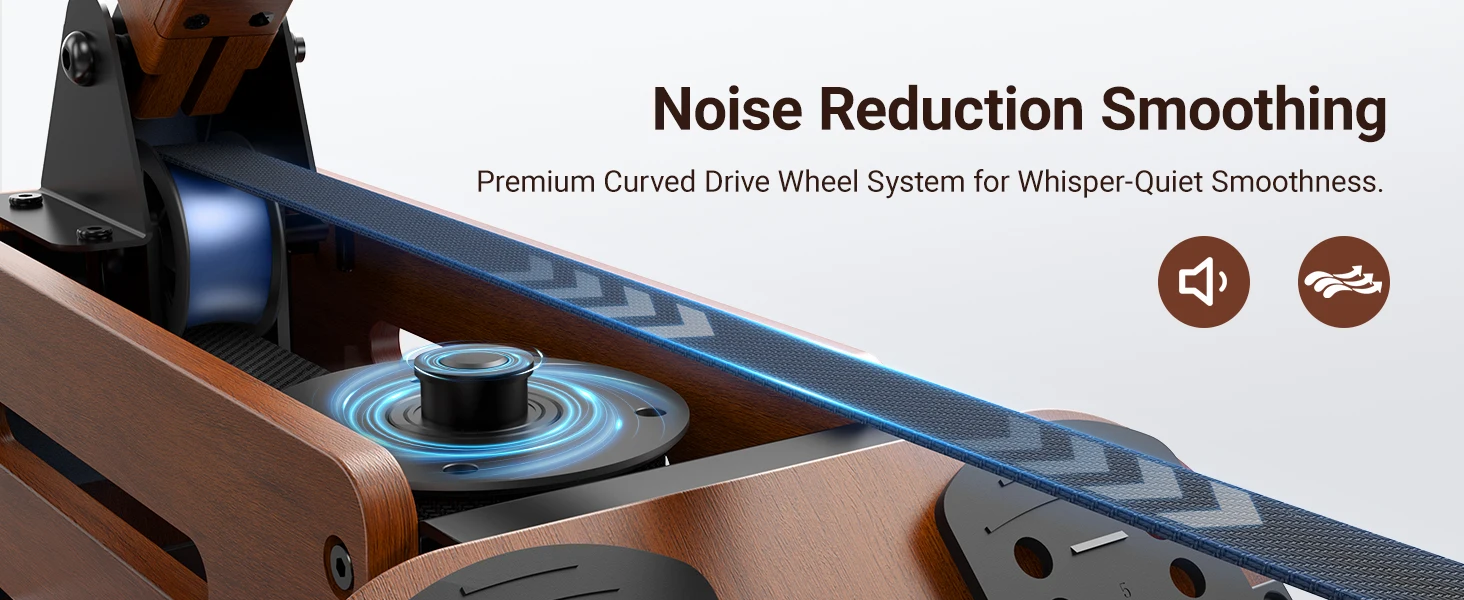 Water Rowing Machine – Solid Wood Design with Bluetooth Monitor & Upgraded Seat Cushion 14 Water Rowing Machine – Solid Wood Design with Bluetooth Monitor & Upgraded Seat Cushion