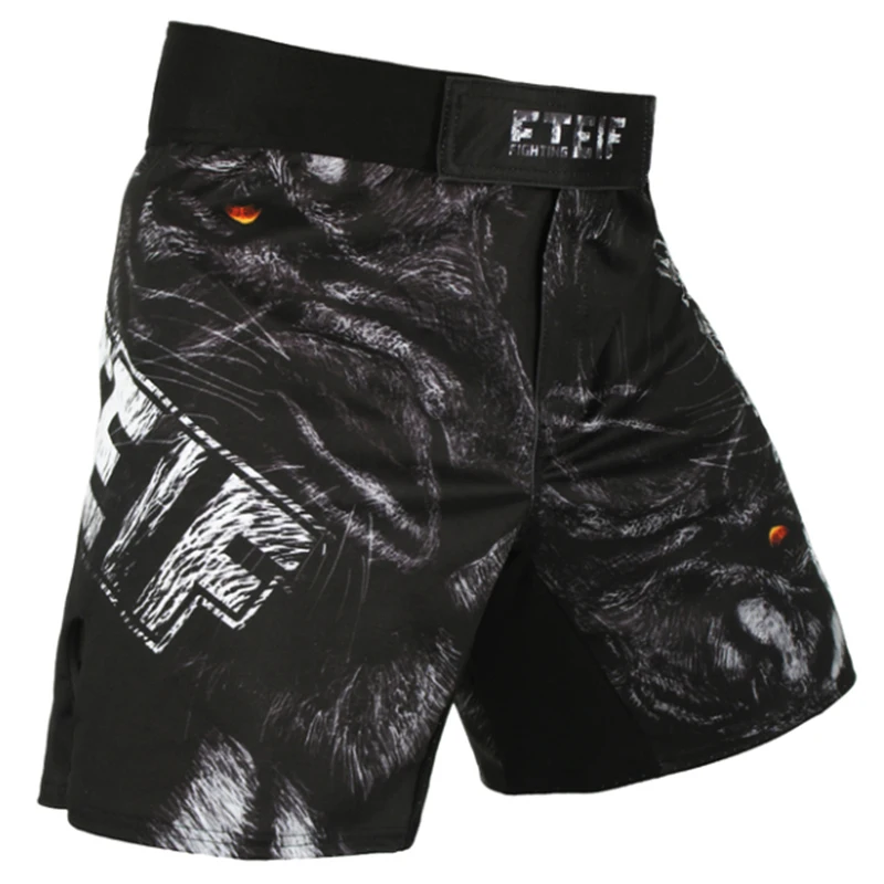 Black MMA Boxing Shorts – Skull Print Cotton Training Shorts for Kickboxing & Muay Thai 122 Black MMA Boxing Shorts – Skull Print Cotton Training Shorts for Kickboxing & Muay Thai
