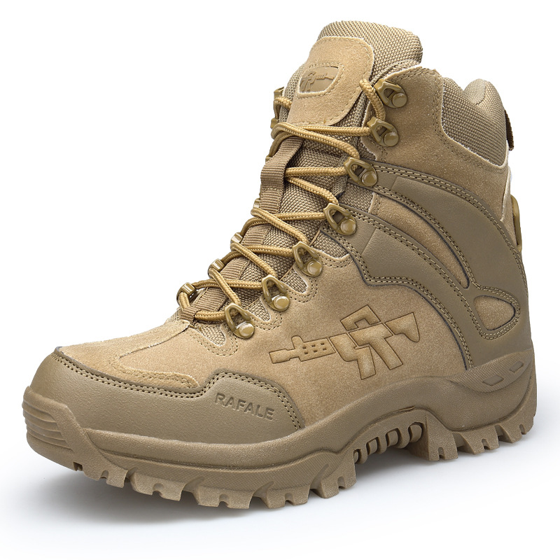 Men's Suede Mid-Tube Tactical Desert Boots 27 Men's Suede Mid-Tube Tactical Desert Boots
