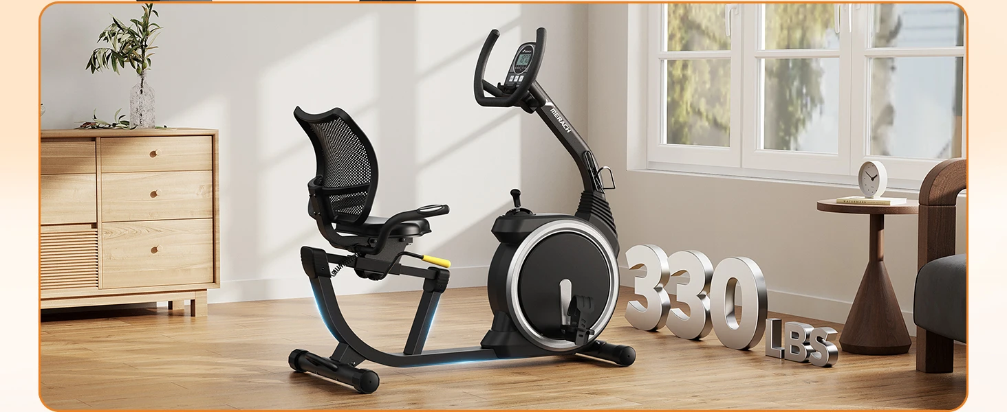 High-End Recumbent Exercise Bike – Magnetic Stationary Bike for Seniors & Adults 11 High-End Recumbent Exercise Bike – Magnetic Stationary Bike for Seniors & Adults