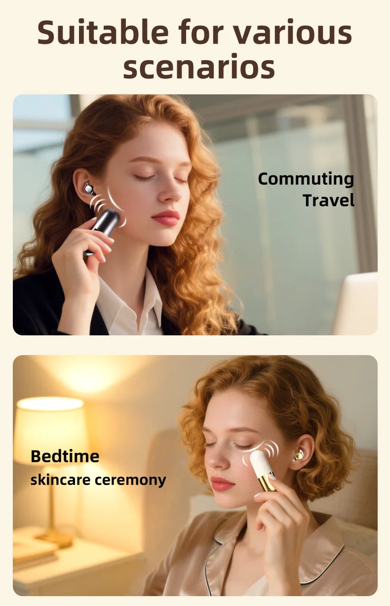 Vibration Roller Earphones Bluetooth Touch Control 40 Vibration Roller Earphones Bluetooth Touch Control