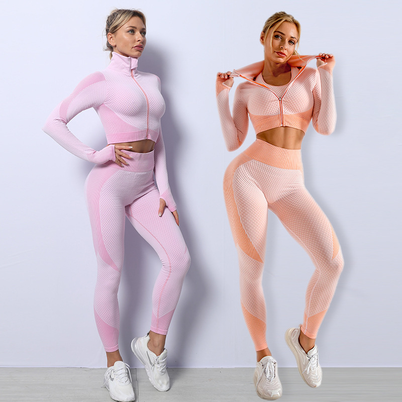 3PCS Yoga Set Seamless Sport Set Women Gym Clothing Leggings Women Crop Top Sports Bra Women Fitness Gym Set Womens Outfits Tracksuit 20 3PCS Yoga Set Seamless Sport Set Women Gym Clothing Leggings Women Crop Top Sports Bra Women Fitness Gym Set Womens Outfits Tracksuit