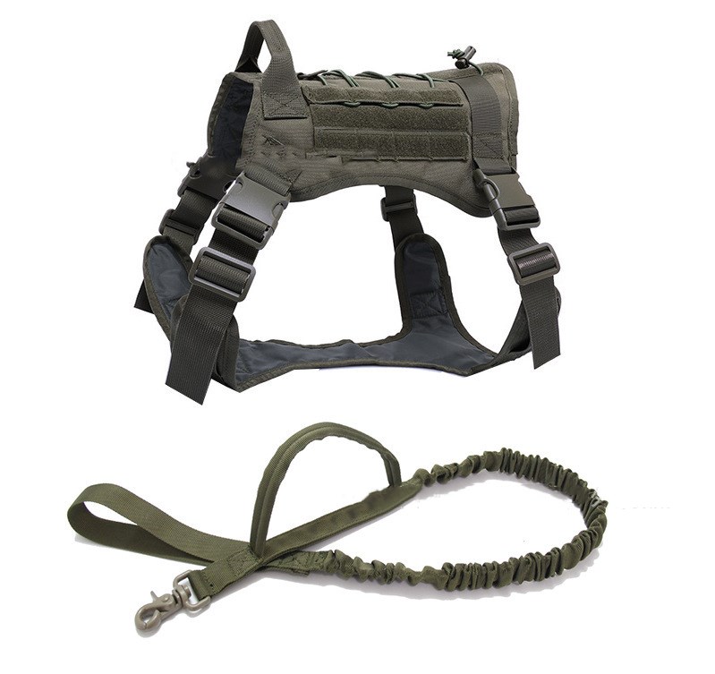 Tactical training large dog chest harness 11 Tactical training large dog chest harness