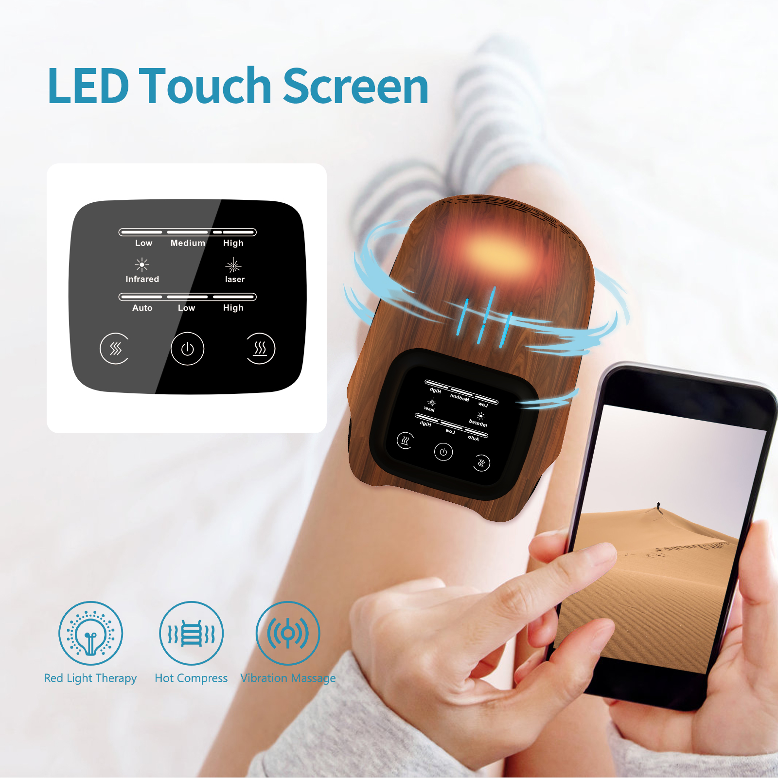 Rechargeable Pain Relief Home Use Electric Intelligent Knee Massager 73 Rechargeable Pain Relief Home Use Electric Intelligent Knee Massager