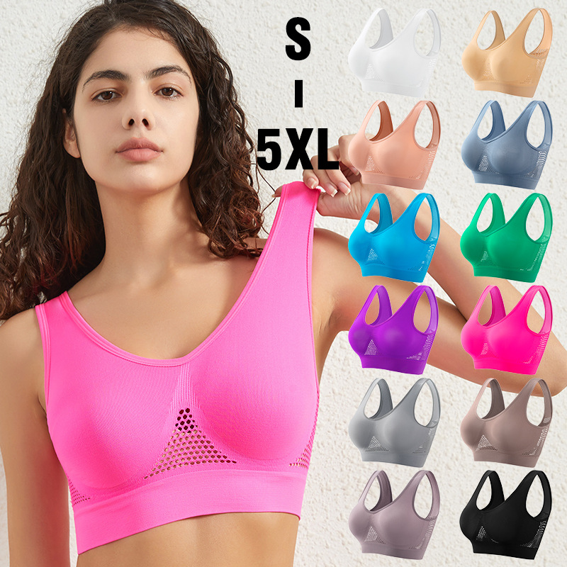 Plus Size Women's Small Chest Push-up Workout Running Yoga 51 Plus Size Women's Small Chest Push-up Workout Running Yoga