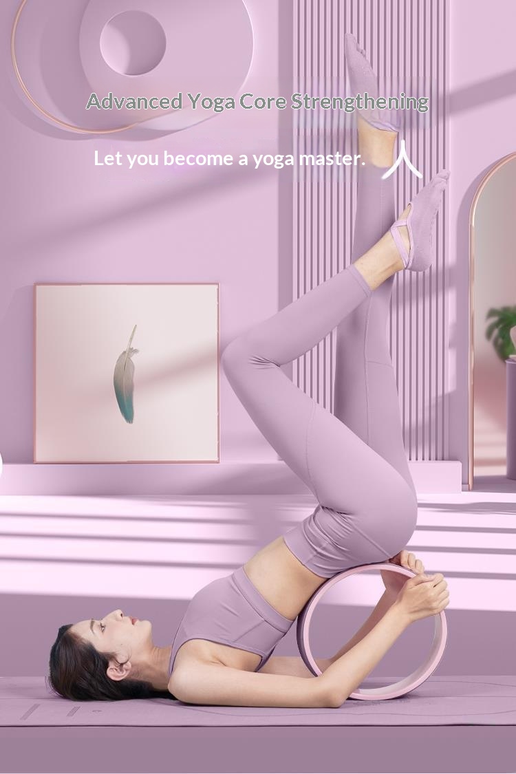 High-Density EVA Yoga Wheel Home Pilates Circle Backbend Aid Beginner Spinal Release Rolling Trainer 15 High-Density EVA Yoga Wheel Home Pilates Circle Backbend Aid Beginner Spinal Release Rolling Trainer