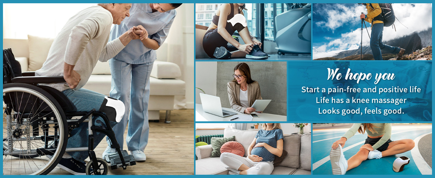 Rechargeable Pain Relief Home Use Electric Intelligent Knee Massager 68 Rechargeable Pain Relief Home Use Electric Intelligent Knee Massager