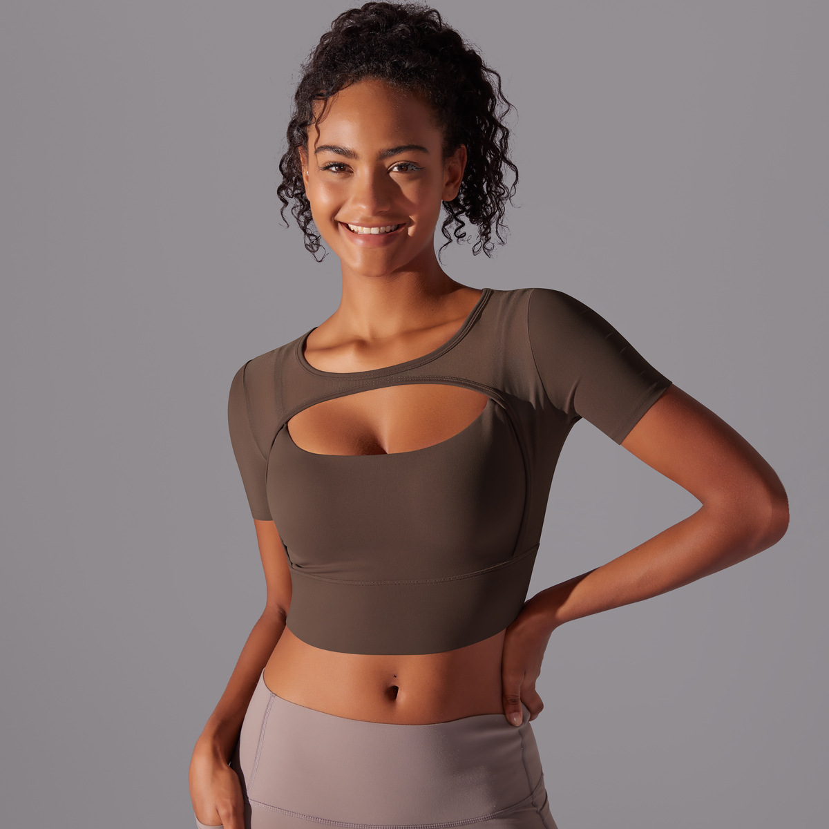 Fitness Double Layer Yoga Clothing Top Women 29 Fitness Double Layer Yoga Clothing Top Women