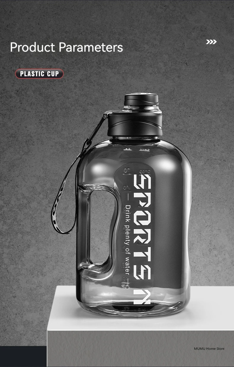 Large Capacity Sports Water Bottle 1.7L / 2.7L / 4L / 5L 65 Large Capacity Sports Water Bottle 1.7L / 2.7L / 4L / 5L
