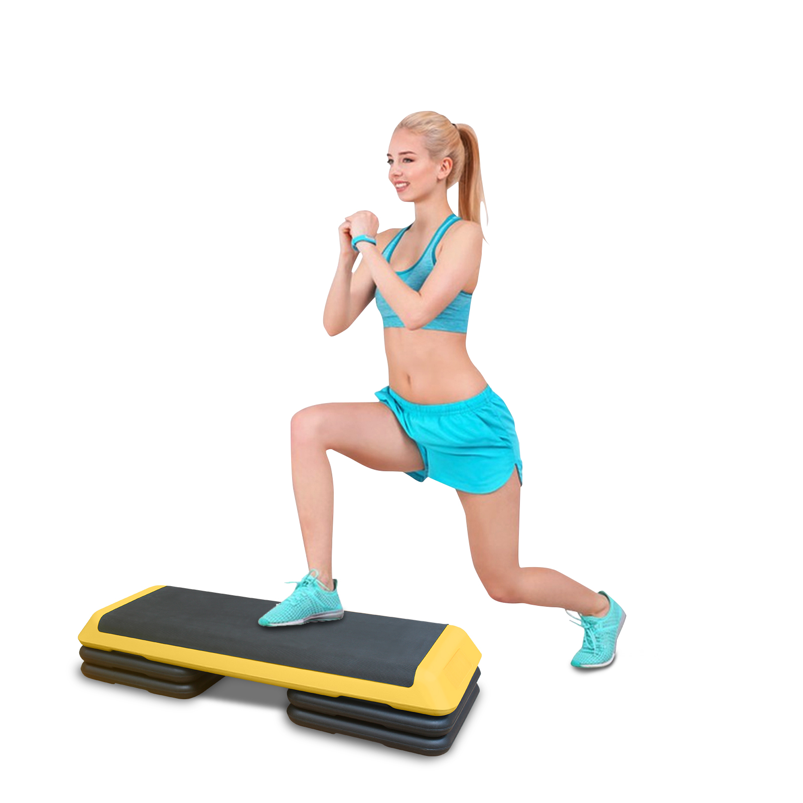 Adjustable Aerobic Fitness Stepper With 4 Lifts 38 Adjustable Aerobic Fitness Stepper With 4 Lifts