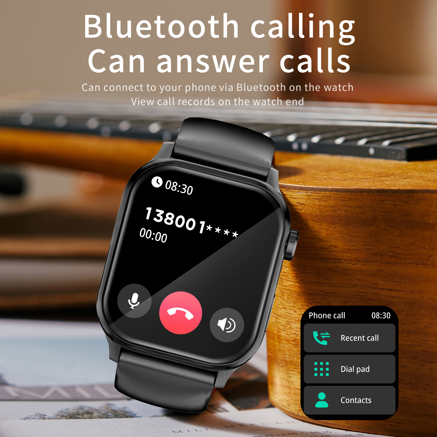 G93 New Smart Watch 1.85'' Square Screen Sports Waterproof BT Smartwatch 40 G93 New Smart Watch 1.85'' Square Screen Sports Waterproof BT Smartwatch