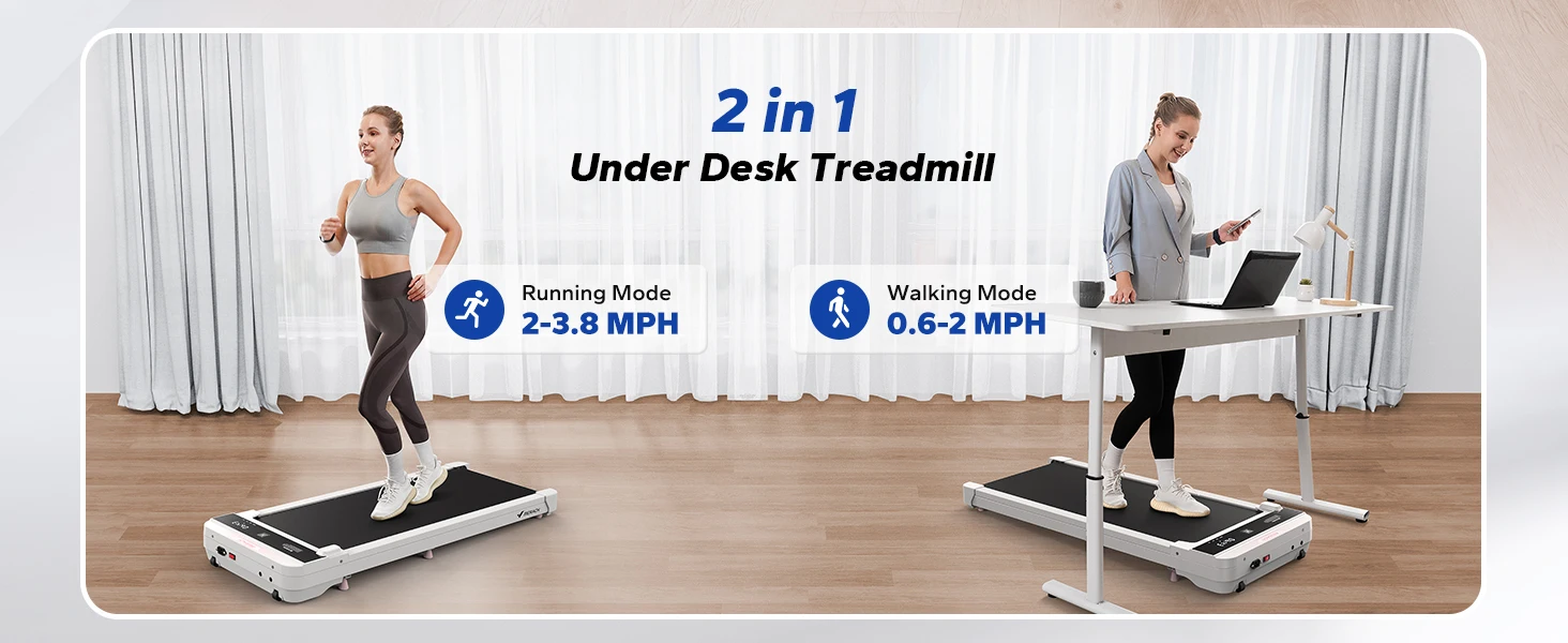 2-in-1 Walking Pad – Small Treadmill for Home & Office, Quiet Under Desk Treadmill 6 2-in-1 Walking Pad – Small Treadmill for Home & Office, Quiet Under Desk Treadmill