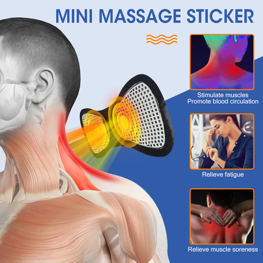 Mini Massage Cervical Massager Patch 8 Modes 19 Gears 14 Mini Massage Cervical Massager Patch 8 Modes 19 Gears
