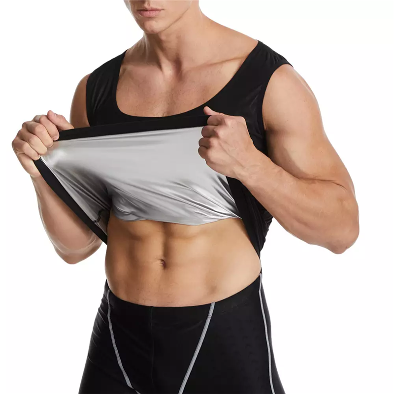 Fitness Corset Men's Shapewear Heat Trapping Shirt Sweat Body Shaper Vest Bodysuit 34 Fitness Corset Men's Shapewear Heat Trapping Shirt Sweat Body Shaper Vest Bodysuit