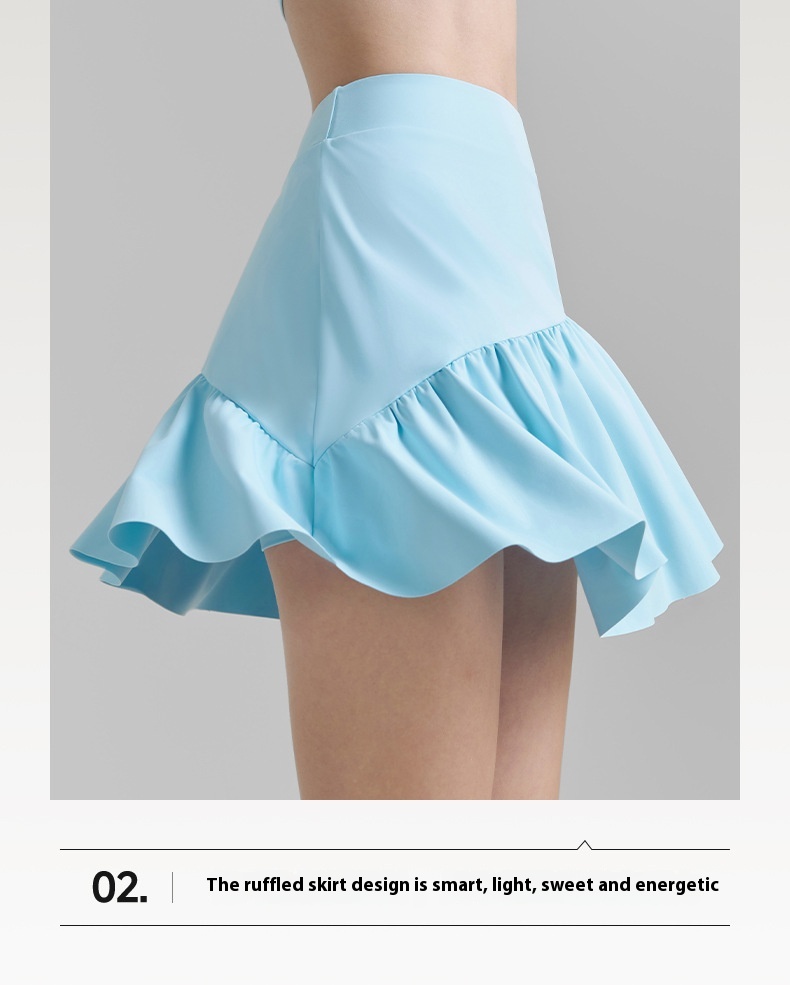 Pleated Fitness Yoga Skirts Sports Tennis Skirt 14 Pleated Fitness Yoga Skirts Sports Tennis Skirt