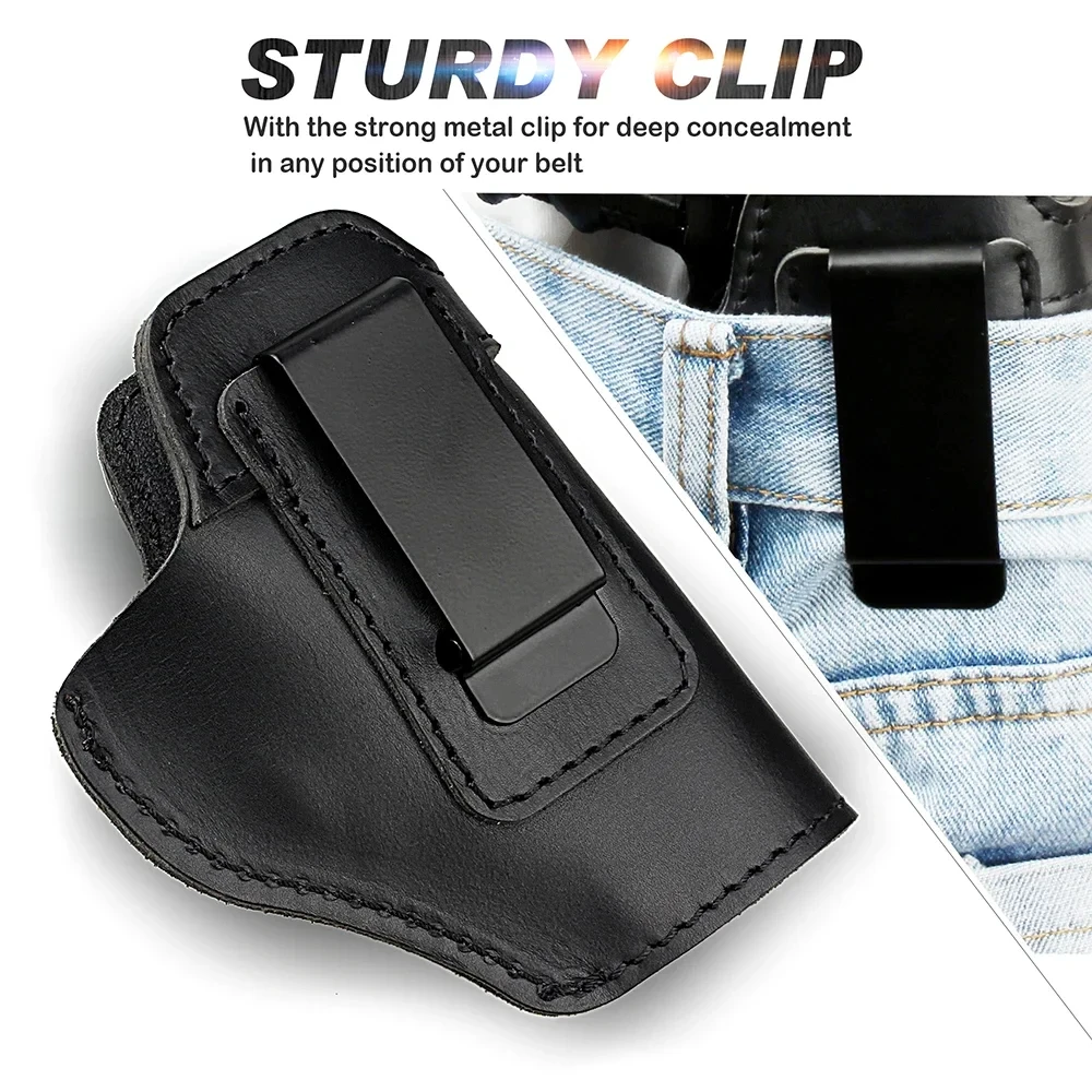 Left RIGHT Tactical Leather Holster for Concealed Carry 10 Left RIGHT Tactical Leather Holster for Concealed Carry