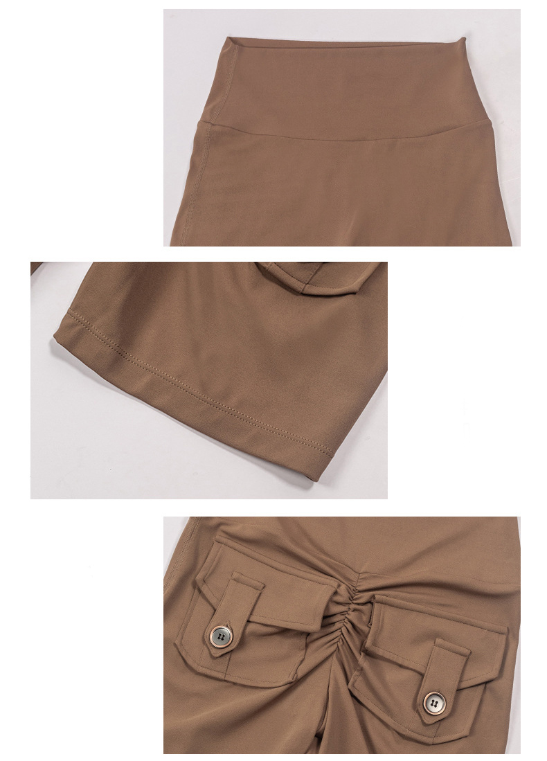 High Waist Hip Lifting Shorts With Pockets 28 High Waist Hip Lifting Shorts With Pockets