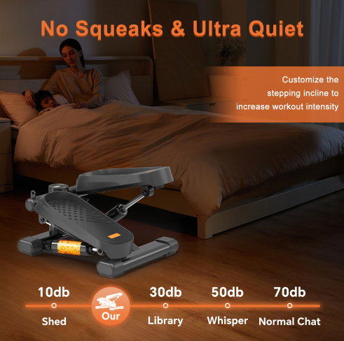 Mini Stepper With Resistance Bands And LCD Monitor 37 Mini Stepper With Resistance Bands And LCD Monitor