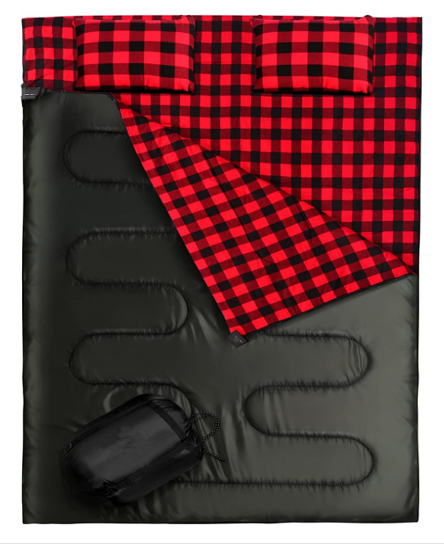 Outdoor Camping Camping Flannel Sleeping Bag Thickened 16 Outdoor Camping Camping Flannel Sleeping Bag Thickened