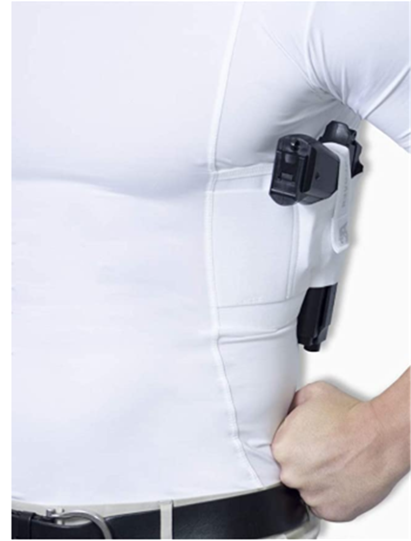 Concealed Carry Holster Shirt – Men’s Slim Fit Tactical Compression Vest 21 Concealed Carry Holster Shirt – Men’s Slim Fit Tactical Compression Vest