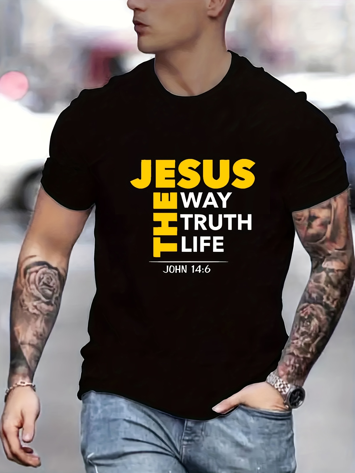 Jesus Print T-shirt 36 Jesus Print T-shirt