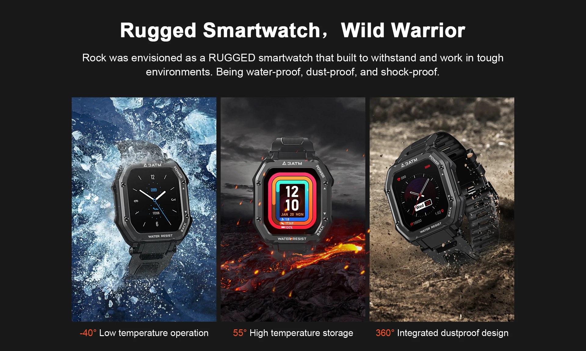 Outdoor Sports Rugged Smart Watch 1.69 Inches With 20 Sports Modes 33 Outdoor Sports Rugged Smart Watch 1.69 Inches With 20 Sports Modes