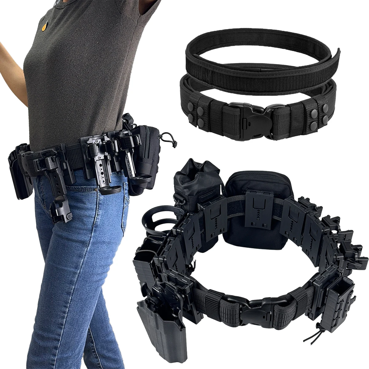 8Pcs Tactical Quick-Release Belt Set 48 8Pcs Tactical Quick-Release Belt Set