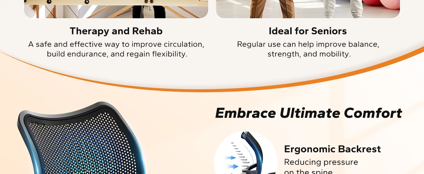 High-End Recumbent Exercise Bike – Magnetic Stationary Bike for Seniors & Adults 9 High-End Recumbent Exercise Bike – Magnetic Stationary Bike for Seniors & Adults