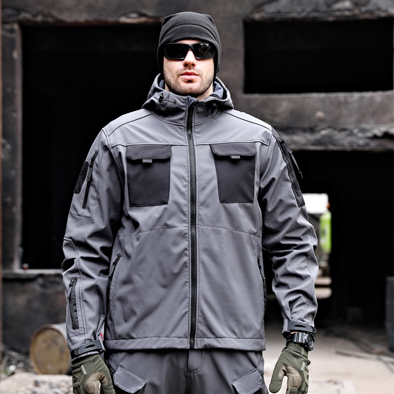Tactical Soft Shell Jacket Tactical Windbreaker Waterproof Outdoor 32 Tactical Soft Shell Jacket Tactical Windbreaker Waterproof Outdoor