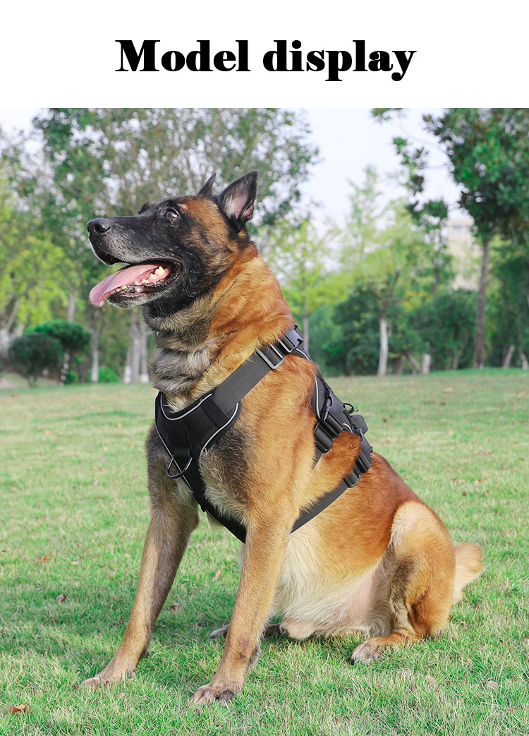 Dog Anti-breakaway And Anti-rush Reflective Breathable Chest Harness 12 Dog Anti-breakaway And Anti-rush Reflective Breathable Chest Harness