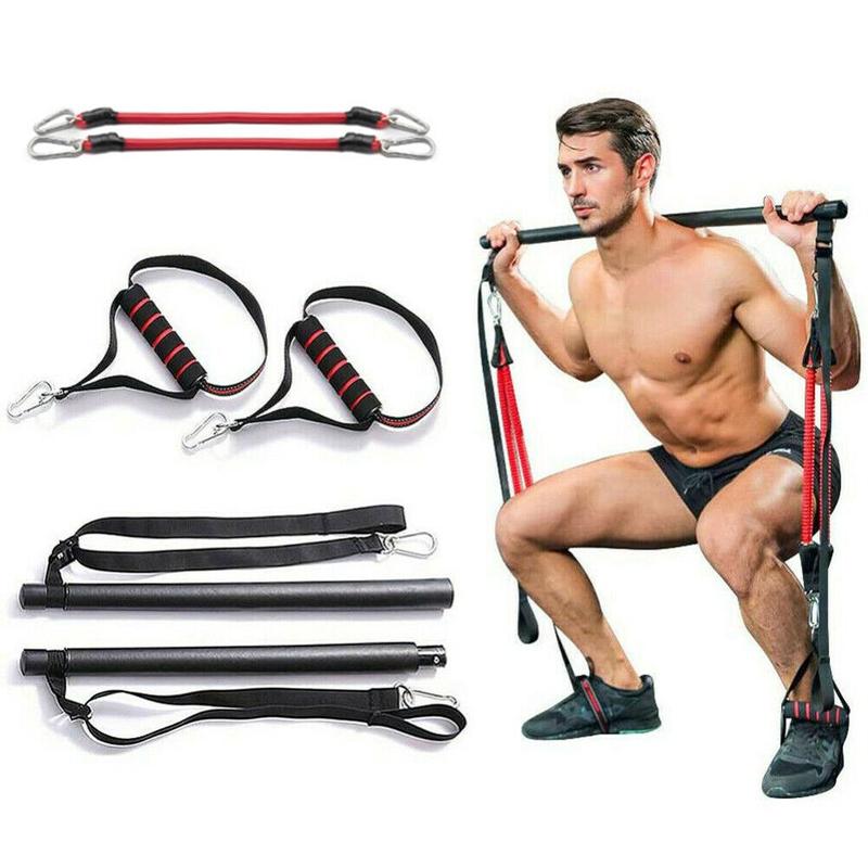 Pilates Bar Kit With Resistance Bands 45 Pilates Bar Kit With Resistance Bands