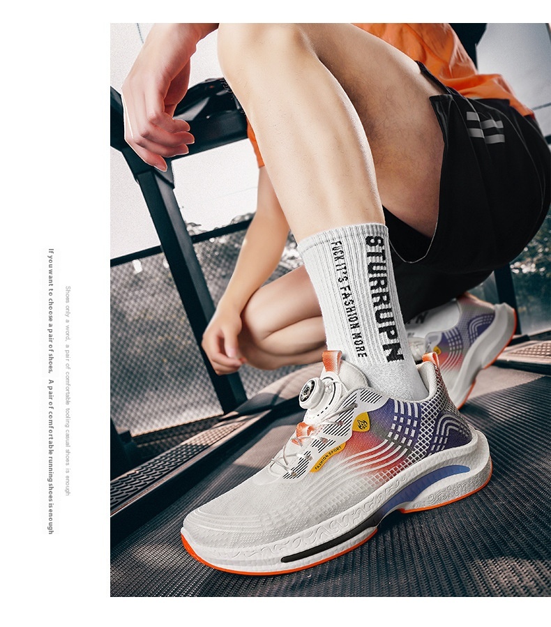 Fashionable Mesh Breathable Rotating Buckle Sneaker 10 Fashionable Mesh Breathable Rotating Buckle Sneaker