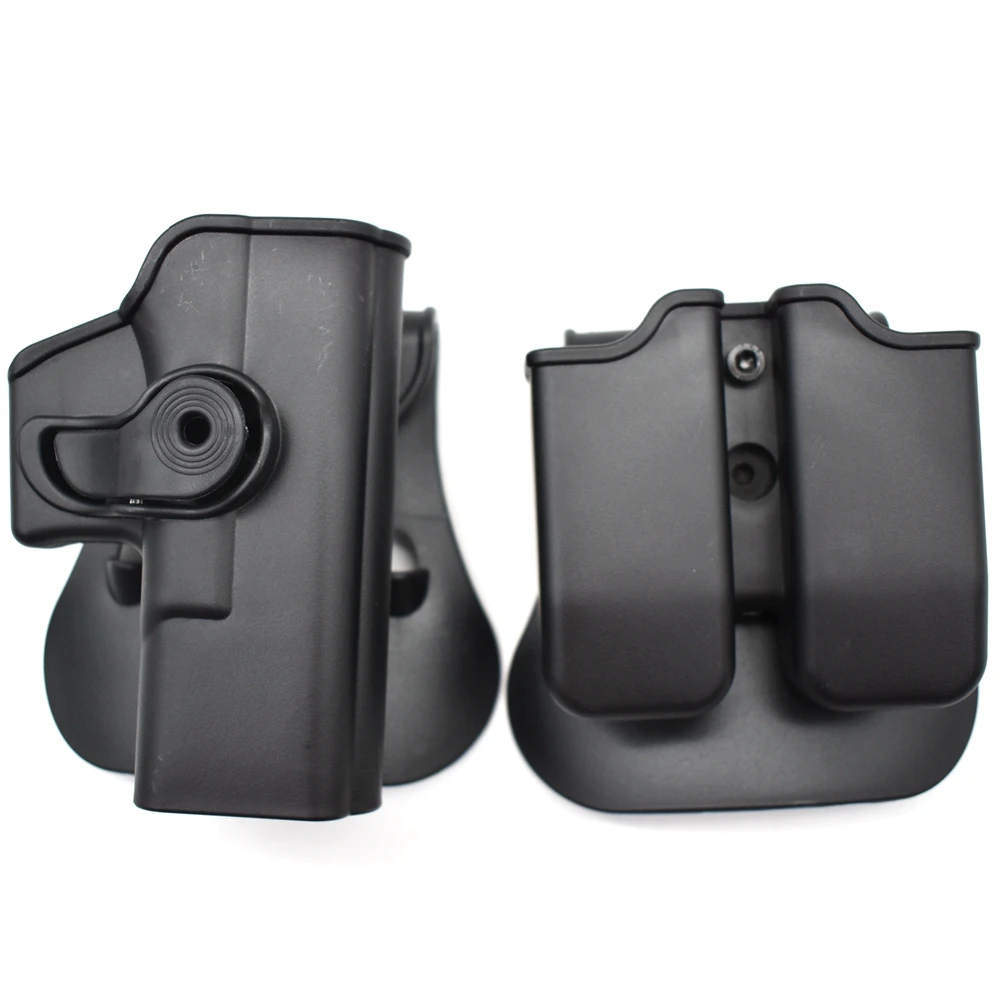Gun Glock Holste for Gen 1-4 Glock 17 waist with 9mm Mag Pouch 11 Gun Glock Holste for Gen 1-4 Glock 17 waist with 9mm Mag Pouch