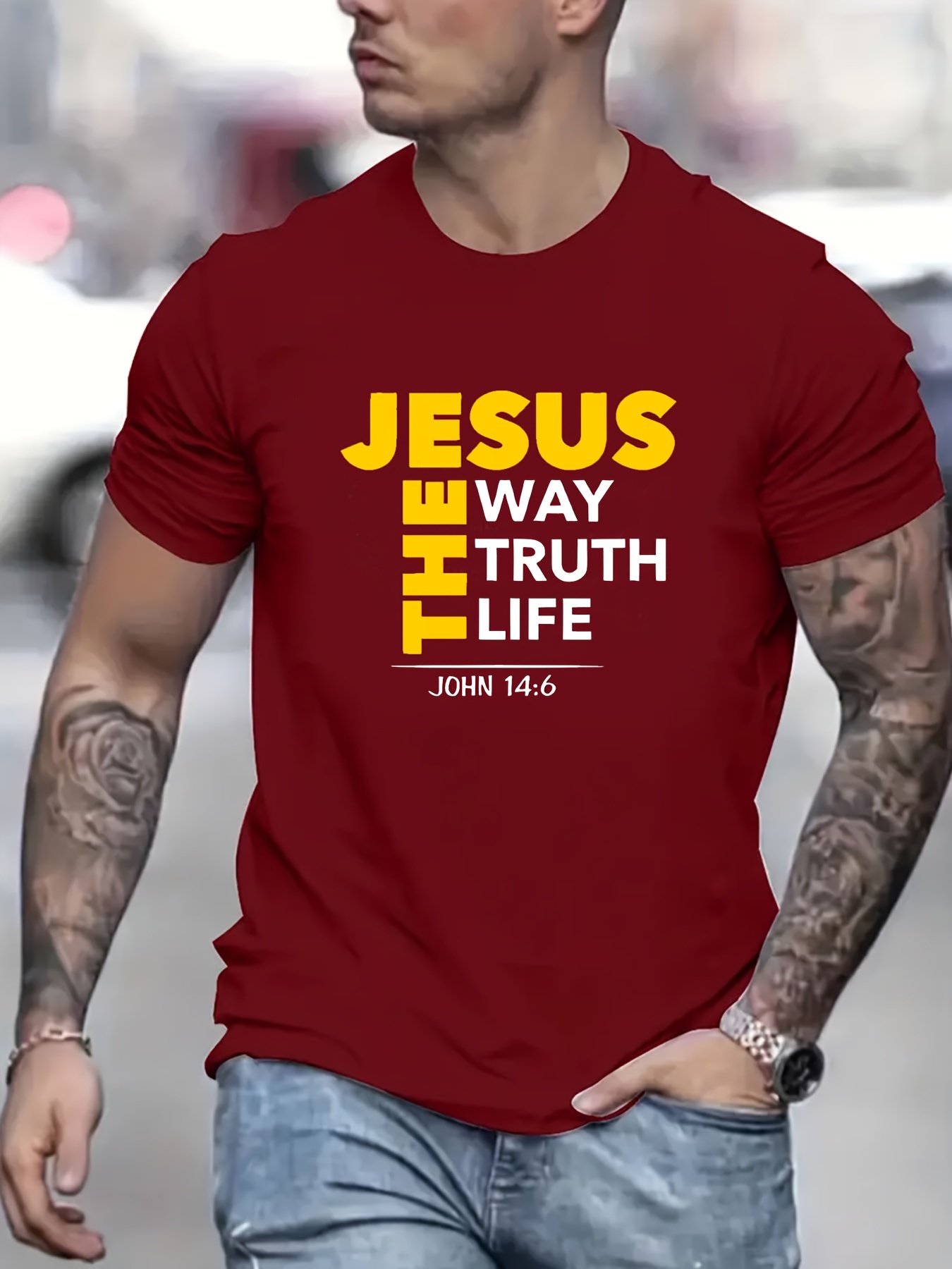 Jesus Print T-shirt 11 Jesus Print T-shirt
