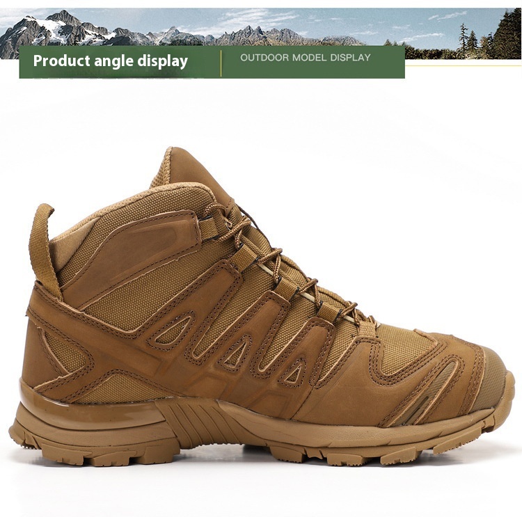 Waterproof Tactical Desert Boots – Men’s Mid-Top Outdoor Hiking Shoes 43 Waterproof Tactical Desert Boots – Men’s Mid-Top Outdoor Hiking Shoes