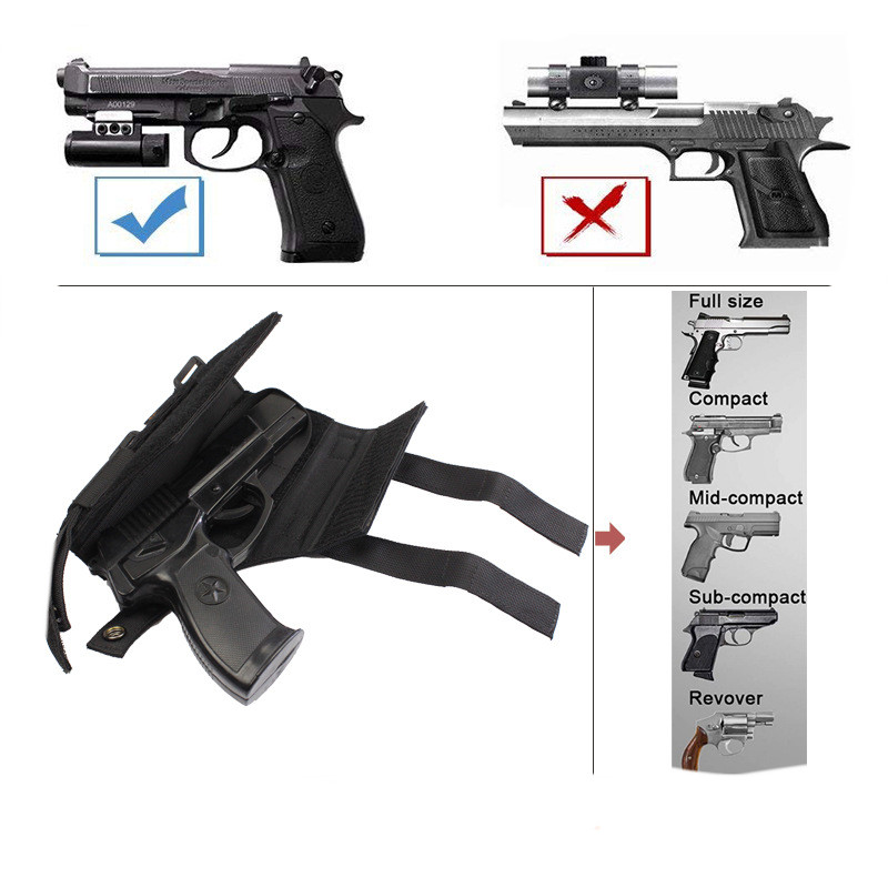 MOLLE Tactical Leg Pull-out Holster CS Field Leg Hanging 15 MOLLE Tactical Leg Pull-out Holster CS Field Leg Hanging