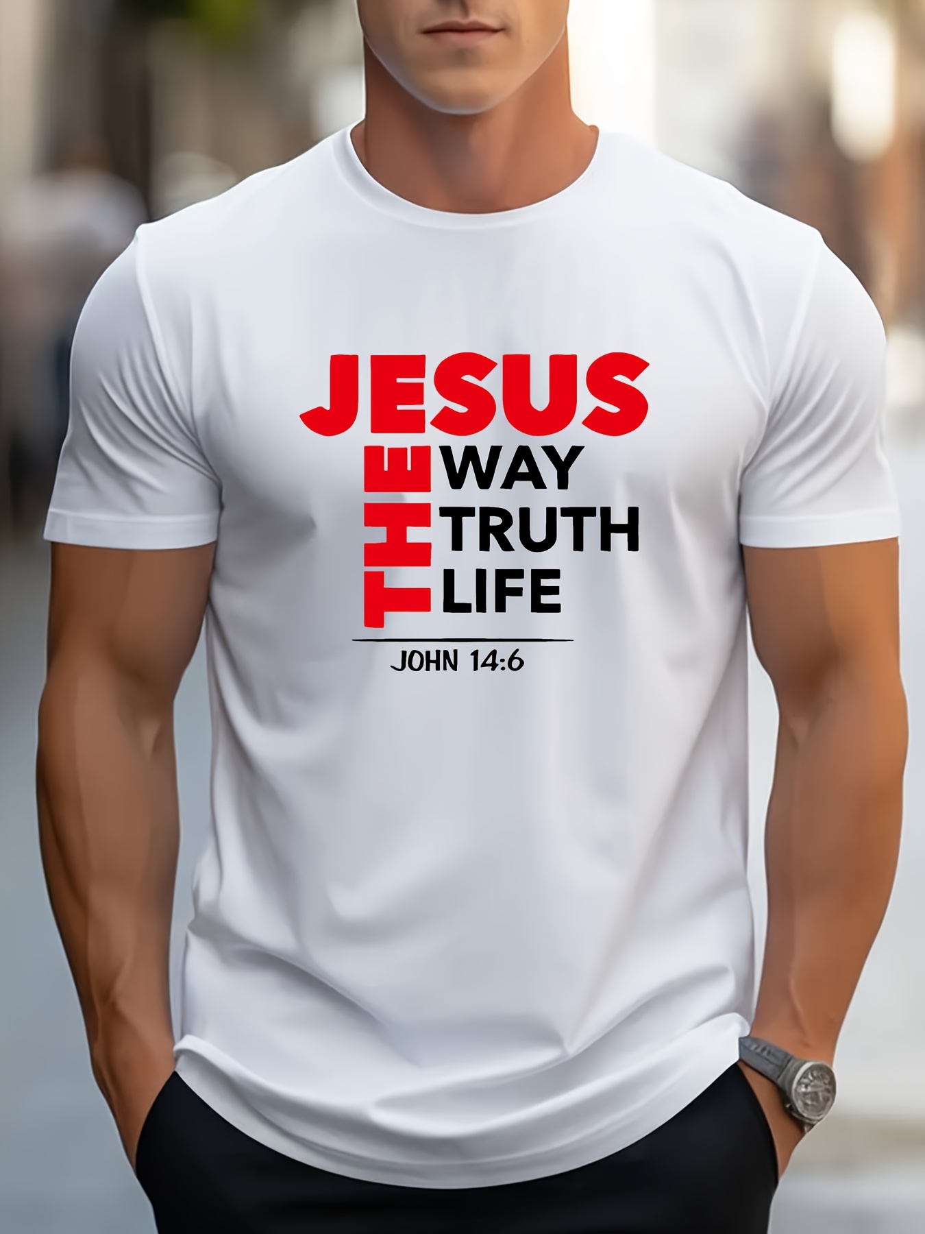 Jesus Print T-shirt 32 Jesus Print T-shirt